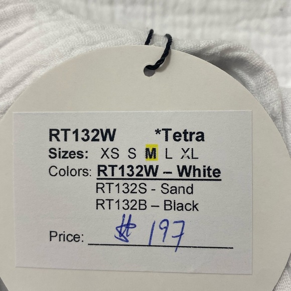 NWT Alembika Recreation Shirt Dress in White color - Picture 7 of 11